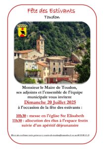 Invitation au Fête des Estivants
